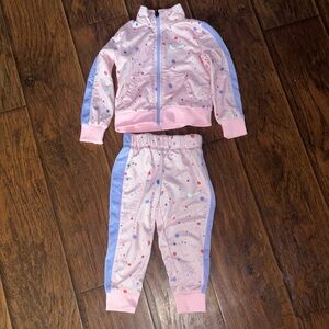 Nike Pink and Purple Paint splat Jumpsuit
